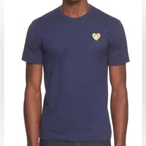 Comme des Garcons Play Navy Shirt Size Medium